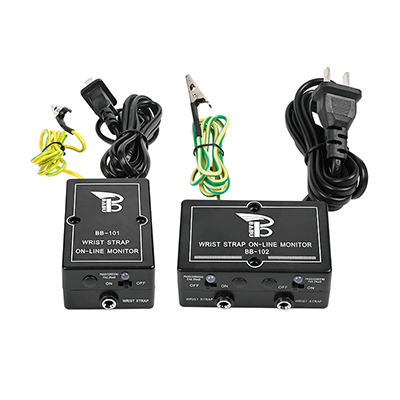 八部科技BB-101手環(huán)報警器BB-102雙工位一拖二靜電環(huán)在線報警器